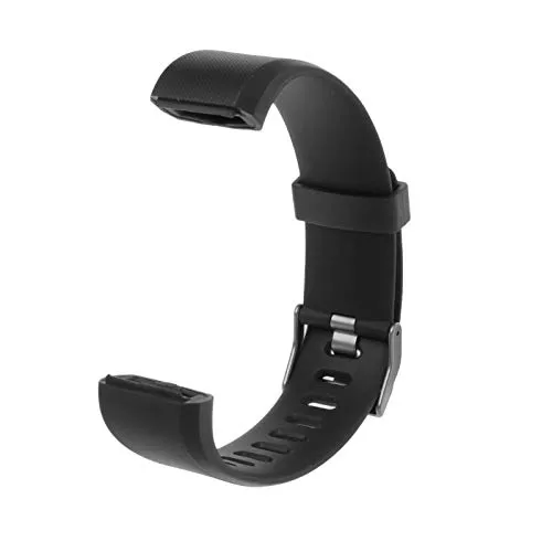 Silikon Armband für ID115 Plus Smart Watch, Schwarz