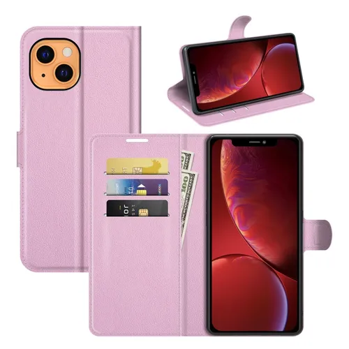 Schutz Handy Hülle für Apple IPhone 13 Case Cover Tasche Etuis Bumper Rosa Neu