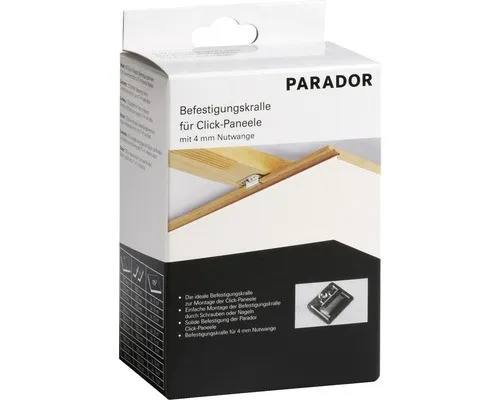 Befestigungskralle für Paneele