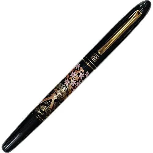 Kuretake Brush pen Kuretake letter pen Makie story Sakura-en black ER186-113