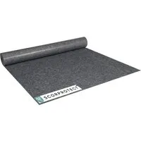 Scorprotect® Abdeckvlies grau 1 x 50 m - Tropftücher & Kunststofffolie, multifunktionales Malerabdeckvlies aus 100% Recyclingfasern, rutschhemmend und schützend für Böden bei Malerarbeiten und Renovierungen.