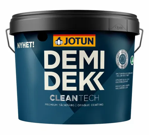 Jotun Demidekk Ultimate Täckfärg 750ml - Weiße Holzfarbe - Lacke: Wasserbasierende, seidenglänzende Holzfarbe für den Außenbereich mit hervorragendem UV-Schutz und überdurchschnittlich langen Renovierungsintervallen.