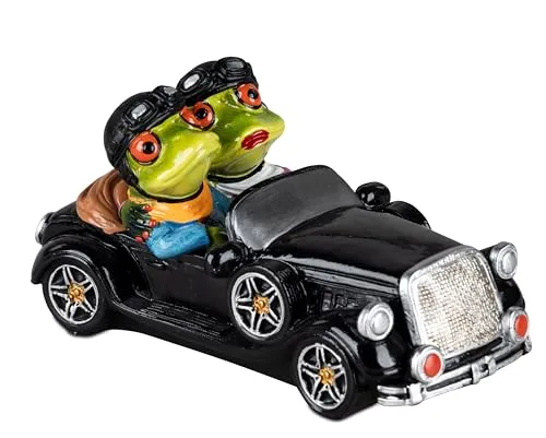 formano Froschpaar im Oldtimer Dekofigur von formano