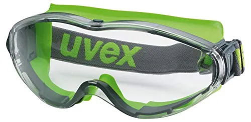 Uvex Schutzbrille ultrasonic 9302.275 - Vollsichtbrille für Brillenträger - Schutzbrille für Brillenträger, beschlagfrei und kratzfest. Optimaler Tragekomfort und UV-400 Schutz, ideal für Baustellen und feuchte Arbeitsumgebungen.