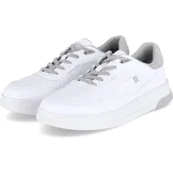 bugatti Herren-322-AA509 Schnürer in Weiß, Größe 44 in weiß von Bugatti