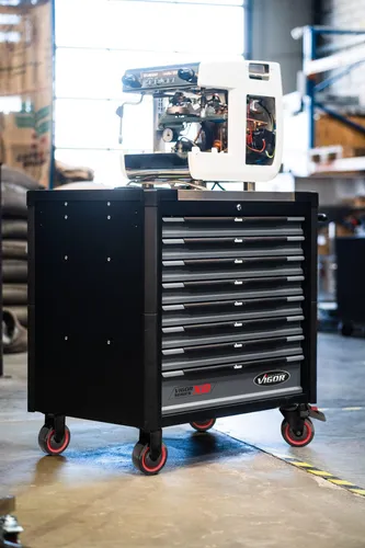Vigor Werkzeugwagen Series XD, 775-teilig, schwarz/grau