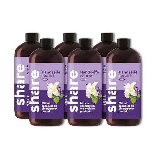 share Flüssigseife Nachfüllpack Patschuli – Sanfte Reinigung ohne Mikroplastik