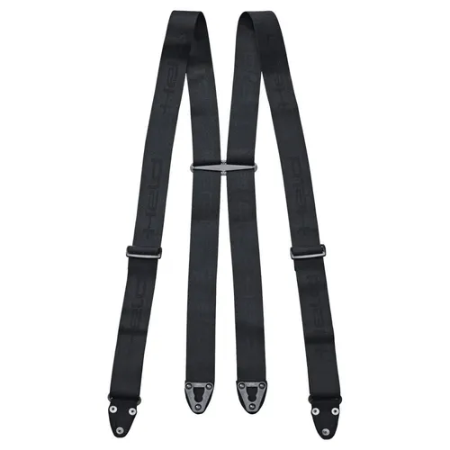 Held 32597 Hosenträger mit schwarzem Schriftzug, Schwarz, Größe M