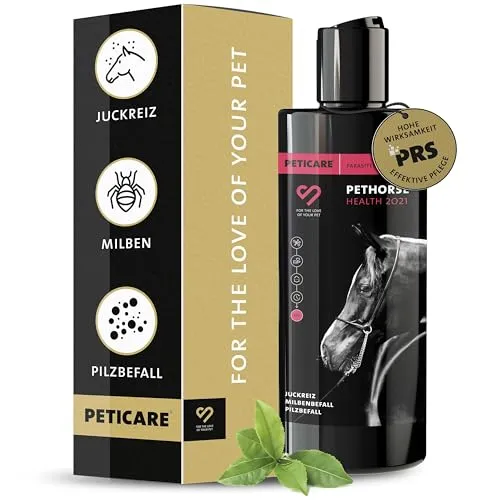 Produktbild Peticare Anti-Parasiten Pferde-Shampoo | Juckreiz-Linderung & nachhaltige Wirkung