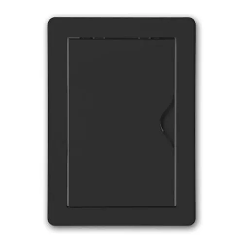 world-trading-net - Revisionsklappe 10x15cm, schwarzer ABS-Kunststoff, Aufputzmontage, Öffnungsrichtung links oder rechts