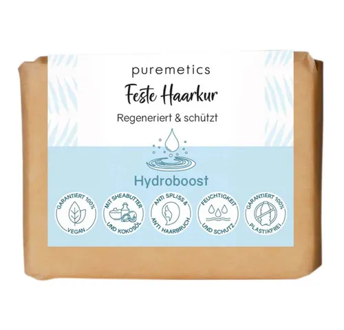 puremetics Haarseife Feste Haarkur - Hydroboost 75g