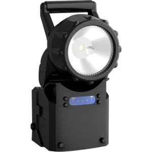 RZB Handscheinwerfer 2W LED - 140 Lumen mit Akku - Taschenlampen mit Notlichtfunktion und schwenkbarem Leuchtenkopf. Ideal für den Einsatz im Freien, spritzwassergeschützt und mit langlebiger Bleibatterie.
