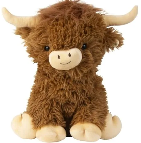 Geschenkestadl Hochlandrind Büffel sitzend 43cm von Geschenkestadl