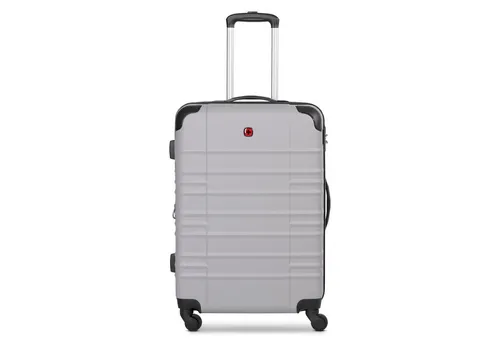 Wenger Hartschalen-Trolley Amplar Evo, 4 Rollen, ABS - Koffer mit erweiterbarem Volumen, Wäschefach und arretierbarem Griff. Robustes ABS-Material sorgt für Langlebigkeit und einfache Reinigung. Ideal für jeden Reiseenthusiasten!