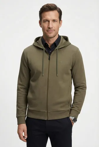 BOSS GREEN Kapuzensweatjacke Saggy mit BOSS Aufdruck