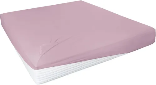 Produktbild como Boxspring-Spannbettlaken Uni Jersey 3700, weiß, 90 cm