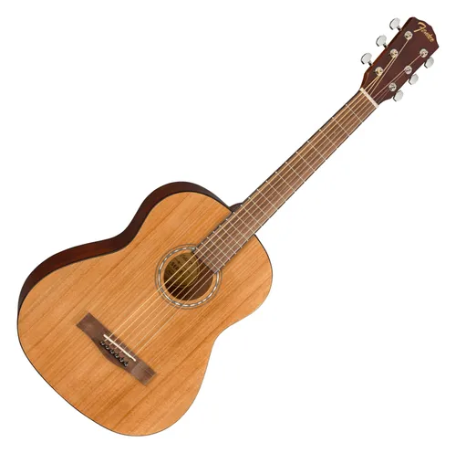 Fender FA-15 Akustikgitarre - 3/4 Stahlsaiten, natur, inklusive Gitarrentasche, ideal für junge Spieler und Anfänger mit komfortabler Handhabung