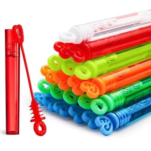 JOYIN 72 PCS Mini Blasenstäbe Set, Seifenblasen, Seifenblasenstab,Seifenblasen Mitgebsel, Partybevorzugung, Mini Bubbles Party Favors for Kids, Geschenk, Kreis- und Herzformen für Kinder