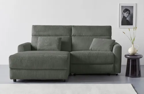 OTTO home Ecksofa JENNA L-Form, 209cm in grau von OTTO home