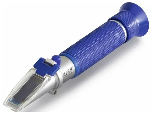 Kern ORA 20BA Analoges Refraktometer für Zucker - Feuchtigkeitsmessgeräte, wartungsfreies Handrefraktometer mit automatischer Temperaturkompensation für präzise Zuckergehaltsmessungen in Lebensmitteln und Industrie.