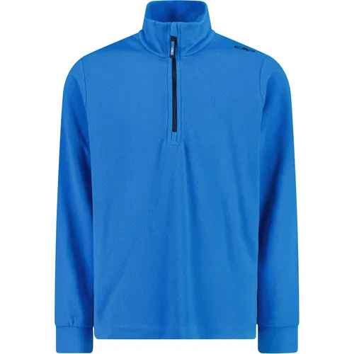 CMP Kinder Boys Arctic Fleece Pullover (Größe 140, blau) von CMP