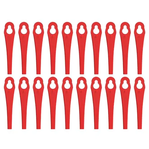 Ersatz Rasentrimmer Messer Plastikmesser | Erstazmesser passend für Güde RT 250/18 | 250/18-2 RT Set | RT 18-201-05 RT 18-0 Li Ion Akku Rasentrimmer 58586 20