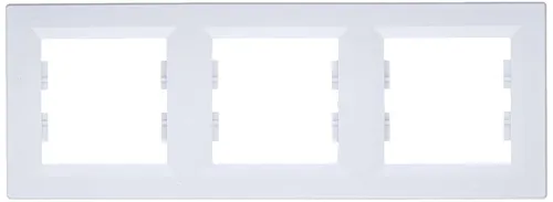 ASFORA Ramka potrójna pozioma biała EPH5800321