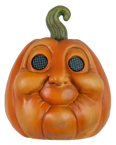 Horror-Shop Dekoobjekt Jack O'Lantern mit bewegenden LED Augen Grimasse 2