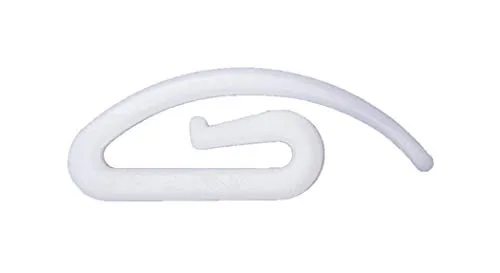 rewagi - Gardinenhaken einfach Weiss - 100 Stück im Beutel