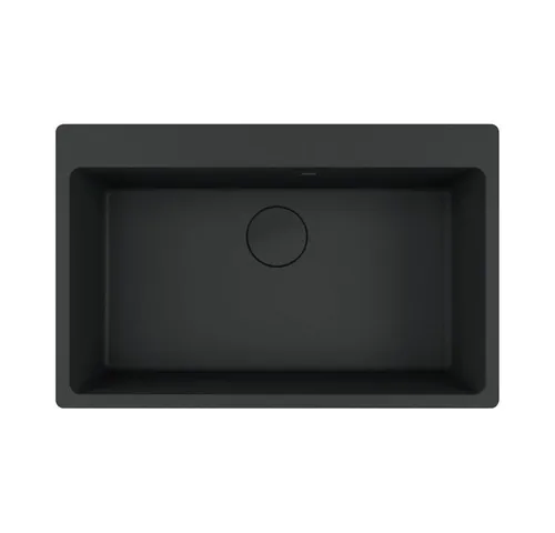 Franke Maris MRG 610-73 A Black Matt Collection Granitspüle - Küchenspülen & Spülbecken, elegante Granitspüle ohne Abtropffläche, ideal für moderne Küchen mit minimalistischem Design.