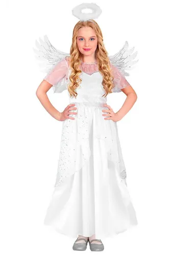 W WIDMANN MILANO Kinderkostüm Engel mit Kleid und Flügeln von Widmann