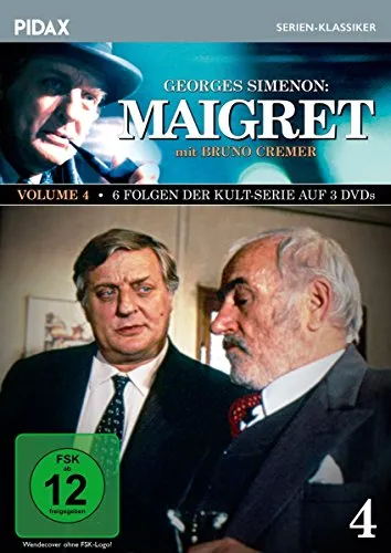 Produktbild Maigret, Vol. 4 / Weitere 6 Folgen der Kult-Serie mit Bruno Cremer nach den Romanen von Georges Simenon (Pidax Serien-Klassiker) [3 DVDs]