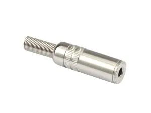 Klinkenkupplung, 3,5mm, mono, Metall