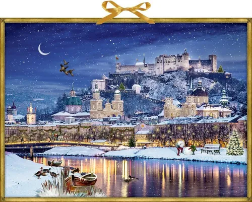 Winterliches Stadtpanorama Barbara Behr von Coppenrath Verlag