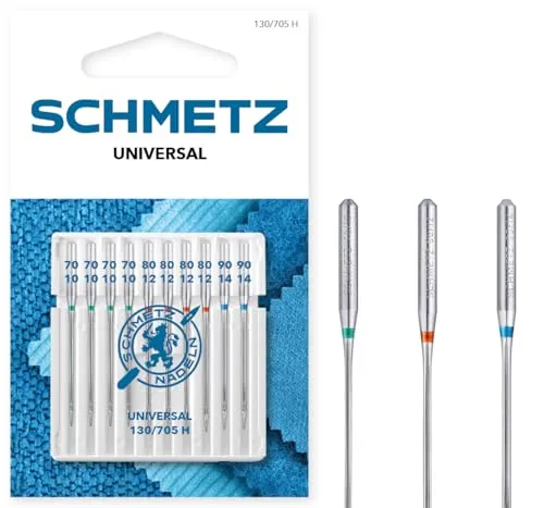 SCHMETZ | Universal | 70/10-90/14 | 10 Nähmaschinennadeln von SCHMETZ