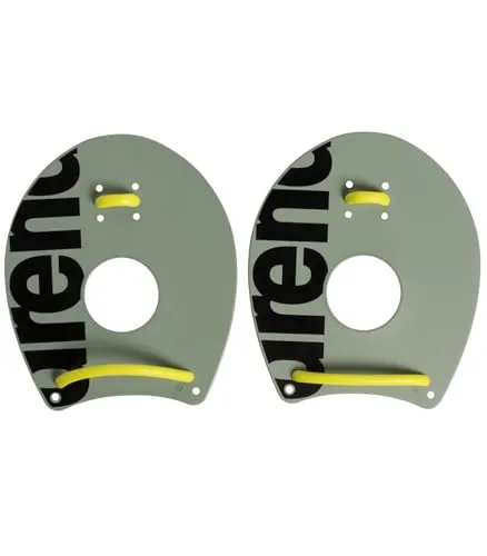 arena Unisex-Adult Elite Hand Paddle 2 - Trainingsausrüstung für Schwimmer - Handpaddel für effektives Techniktraining, optimiert Eintauch- und Zugphase, mit verstellbaren Gummibändern für hohen Tragekomfort. Ideal für Wettkampfschwimmer.
