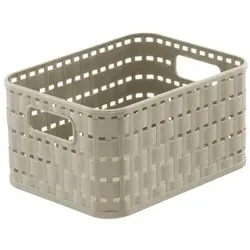 Rotho Korb Country 2l Kunststoff Braun Cappuccino XS (Extra Small)