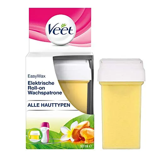 Veet EasyWax Nachfüllpatrone für Warmwachsgerät, alle Hauttypen, 50 ml