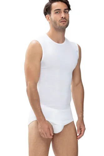 Mey Herren-Unterhemd Noblesse Feinripp weiß Größe 6 von mey