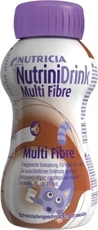 NUTRINIDRINK MultiFibre Schokaladengeschmack 200 ml von Danone