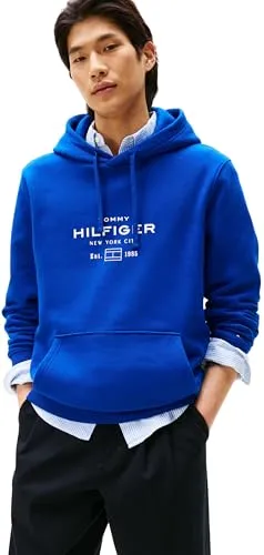 Tommy Hilfiger Hoodie Graphic Blau S - Entdecke den Tommy Hilfiger Hoodie Graphic in Blau! Dieser bequeme Freizeit-Hoodie vereint stilvolles Design und hohen Tragekomfort – perfekt für die kühleren Tage.