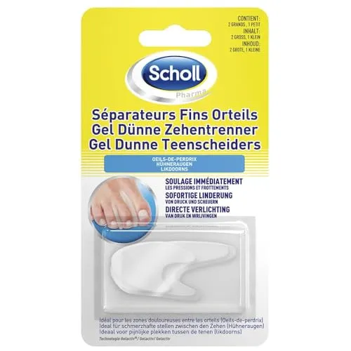 Scholl Set mit 3 Zehenspreizern