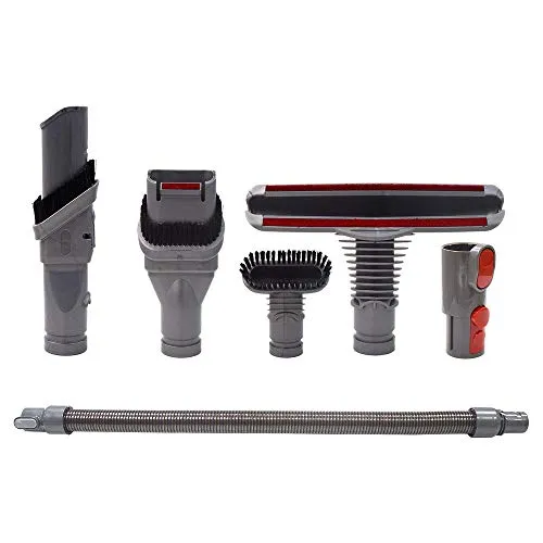 Trade-Shop 6in1 Staubsauger-Zubehör Set für Dyson DC33 DC33c DC34 DC35 DC36 DC37 DC37c DC38 DC40 DC41 DC44 DC50 DC52 DC55 DC58 DC59 DC62 und viele mehr