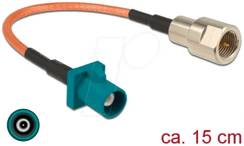 DELOCK 89834 - HF-Kabel, FAKRA Z Stecker > FME Stecker, 15cm