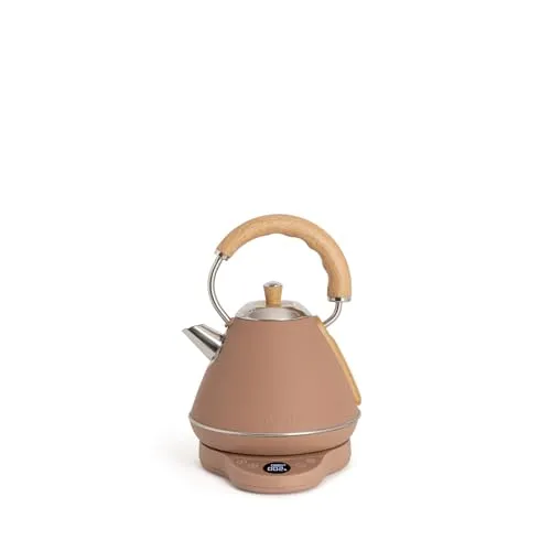 CREATE/KETTLE RETRO PRO Wasserkocher mit Temperaturregelung 1L Mokka