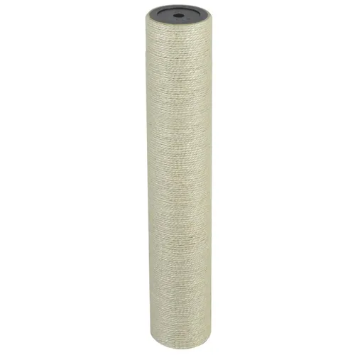 vidaXL Kratzsäule 8x45cm Beige - Ideal für Katzen - Kratzsäule für Katzen mit 45 cm Höhe aus strapazierfähigem Sisal, perfekt zum Krallen schärfen und Stress abbauen. Schützt Ihre Möbel und bietet Ihrer Samtpfote einen bequemen Spielplatz.