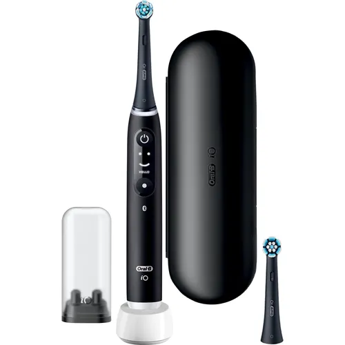 Oral-B iO Series 6 – Elektrische Zahnbürste Black Lava mit 5 Putzprogrammen