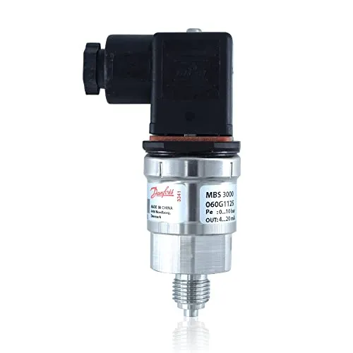 060G1133 | MBS 3000-2211-A1AB04-0 | DANFOSS MBS3000 PRESSURE TRANSMITTER 0-16 BAR 4-20MA, DIN PLUG, PG9, ATEX, G1/4 MALE