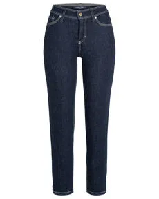 Cambio 5-Pocket-Jeans Damen PIPER SHORT in blau von Cambio