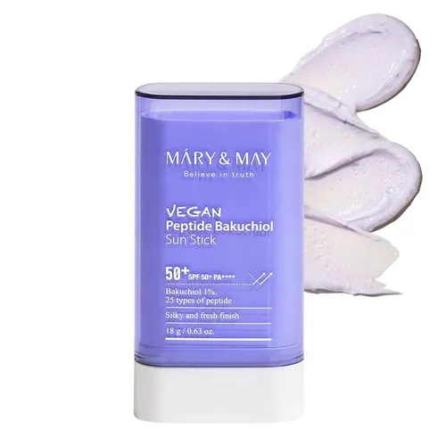 Mary&May Vegan Peptide Sunscreen Stick SPF50+ PA++++, 18 g